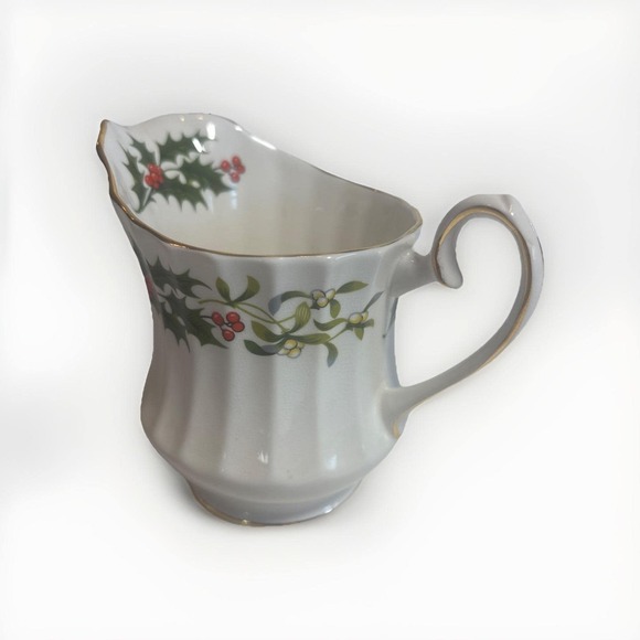 Sutherland Other - Royal Sutherland Bone China Creamer Holly Leaf Creamer Made In England